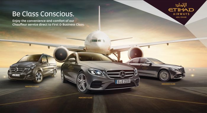 Mercedes and Etihad press campaign
